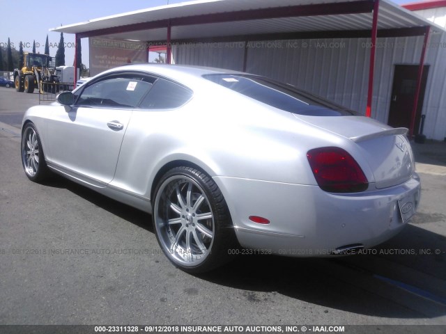 SCBCR63W45C025594 - 2005 BENTLEY CONTINENTAL GT SILVER photo 3