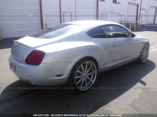 SCBCR63W45C025594 - 2005 BENTLEY CONTINENTAL GT SILVER photo 4