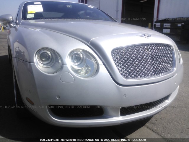 SCBCR63W45C025594 - 2005 BENTLEY CONTINENTAL GT SILVER photo 6