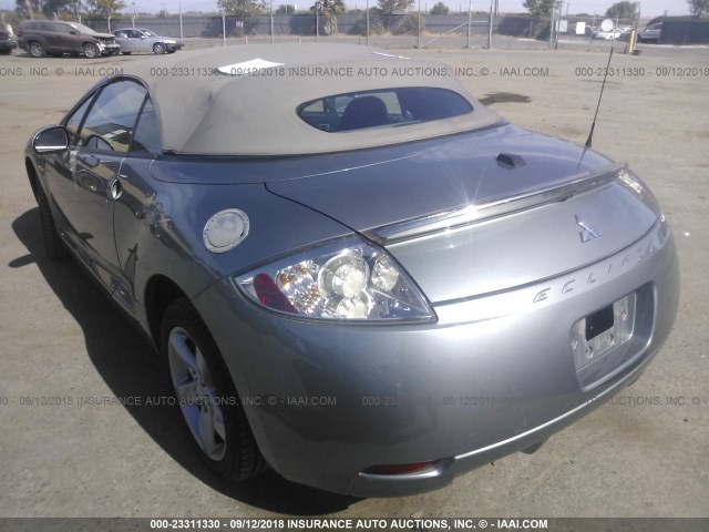 4A3AL25F68E009298 - 2008 MITSUBISHI ECLIPSE SPYDER GS 灰色 照片 3