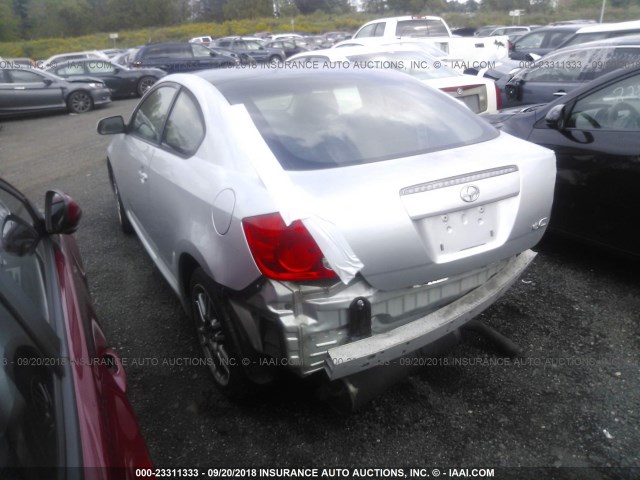 JTKDE177960095591 - 2006 TOYOTA SCION TC 灰色 照片 3