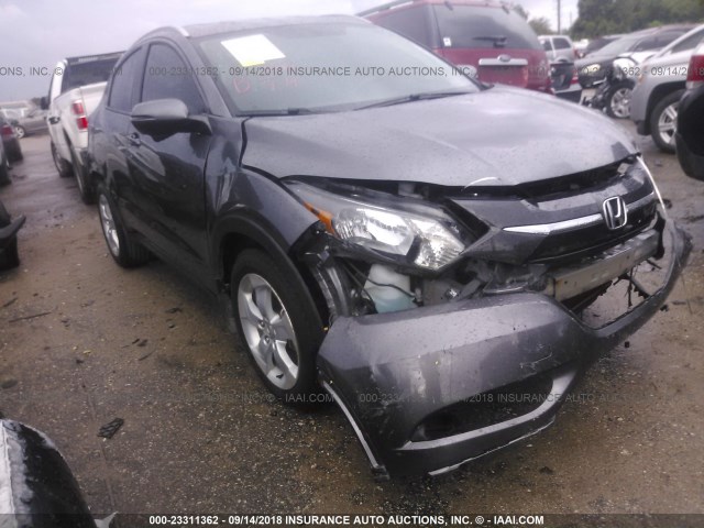 3CZRU5H75GM732362 - 2016 HONDA HR-V EXL GRAY photo 1