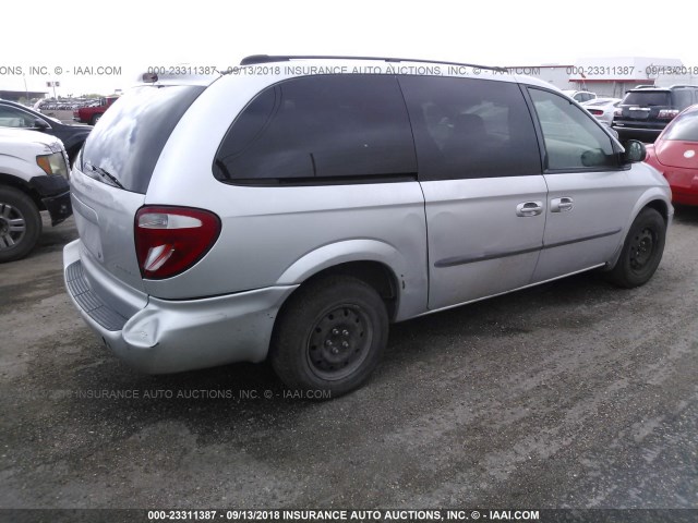 1D4GP44323B287620 - 2003 DODGE GRAND CARAVAN SPORT SILVER photo 4