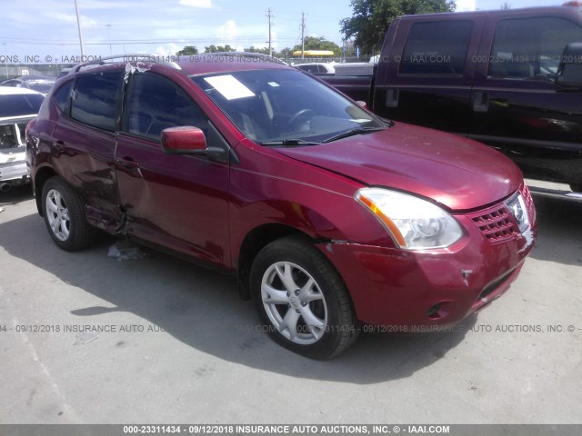 JN8AS58T59W055584 - 2009 NISSAN ROGUE S/SL RED photo 1