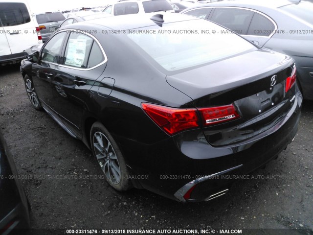 19UUB3F53JA000748 - 2018 ACURA TLX TECH BLACK photo 3