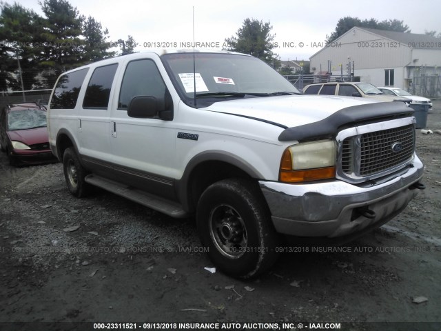 1FMNU43S1YED45806 - 2000 FORD EXCURSION LIMITED WHITE photo 1