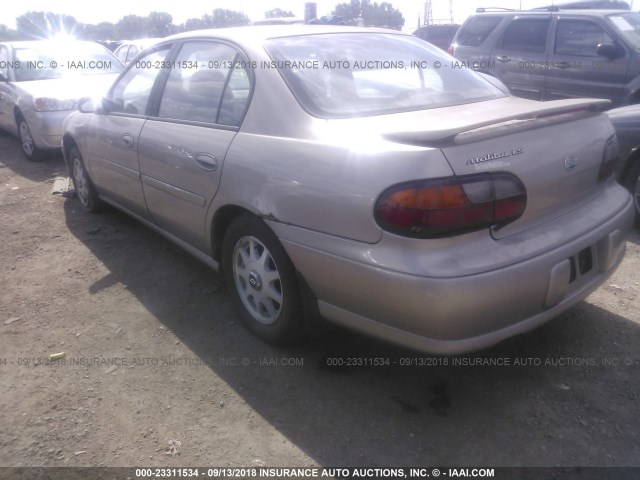1G1NE52M2X6180697 - 1999 CHEVROLET MALIBU LS Gümüş foto 3