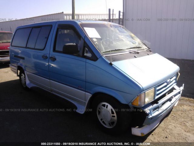 1FMDA31X0RZA45701 - 1994 FORD AEROSTAR BLUE photo 1