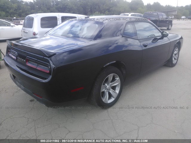 2C3CDZAG9JH123539 - 2018 DODGE CHALLENGER SXT BLACK photo 4