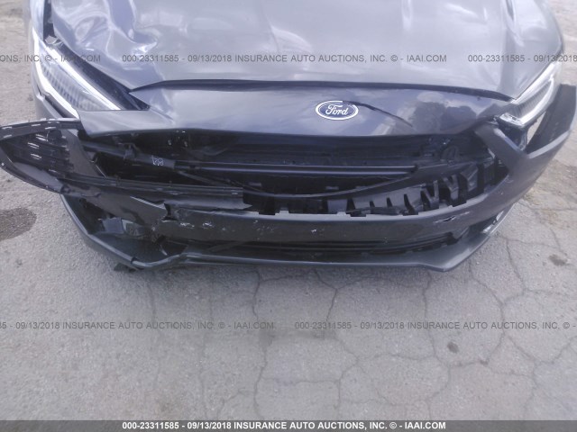 3FA6P0RU4JR182112 - 2018 FORD FUSION TITANIUM/PLATINUM HEV GRAY photo 6