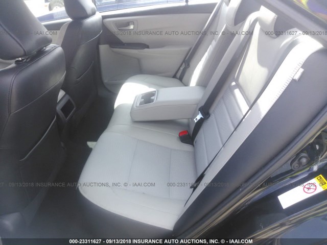 4T1BF1FK4HU436341 - 2017 TOYOTA CAMRY LE/XLE/SE/XSE BLACK photo 8