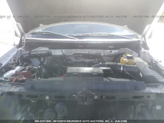 1FTFW1CF0EKE02790 - 2014 FORD F150 SUPERCREW WHITE photo 10