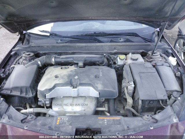 1G11C5SLXFF353702 - 2015 CHEVROLET MALIBU 1LT MAROON photo 10