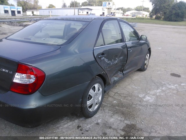 4T1BE30K03U707752 - 2003 TOYOTA CAMRY LE/XLE/SE Жасыл фото 4