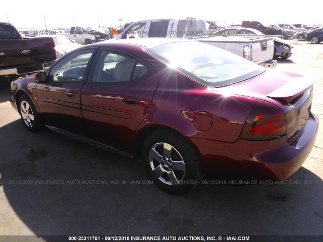 2G2WP552961108809 - 2006 PONTIAC GRAND PRIX MAROON photo 3