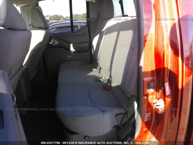 1N6DD0ER8JN716367 - 2018 NISSAN FRONTIER S/SV/SL/PRO-4X ORANGE photo 8