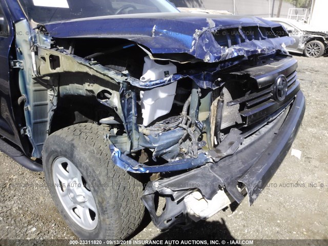 5TFUM5F13FX062382 - 2015 TOYOTA TUNDRA DOUBLE CAB SR/SR5 BLUE photo 6
