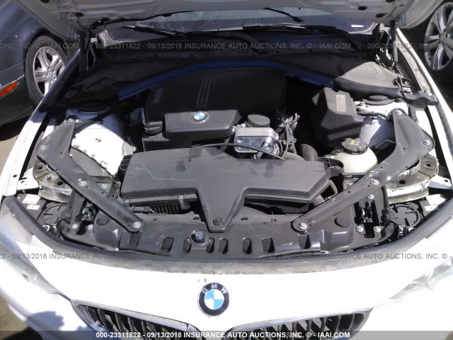 WBA3V7C53FP771497 - 2015 BMW 428 I/SULEV WHITE photo 10