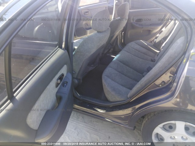 KMHDN45D82U382825 - 2002 HYUNDAI ELANTRA GLS/GT GRAY photo 8