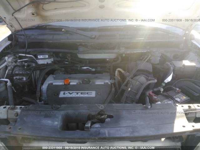 5J6YH18574L011402 - 2004 HONDA ELEMENT EX SILVER photo 10