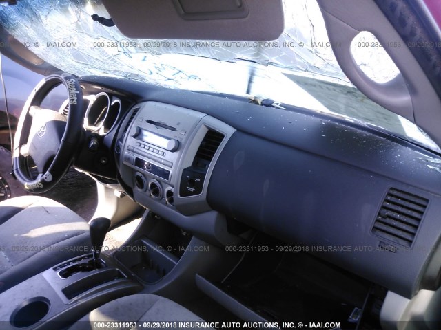 5TEUU42N06Z190123 - 2006 TOYOTA TACOMA ACCESS CAB წითელი ფოტო 5