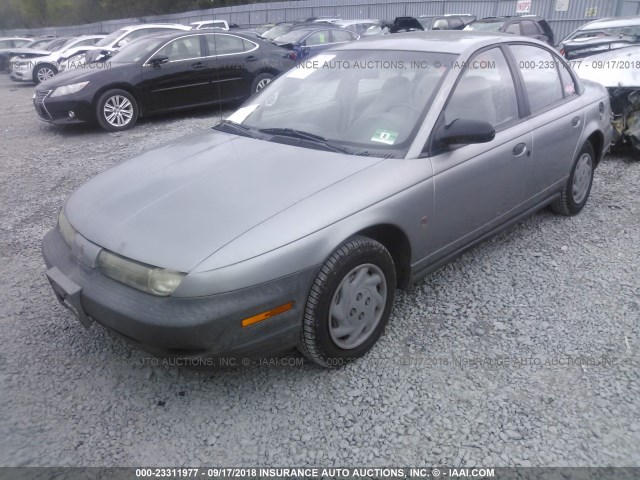 1G8ZF5281VZ364611 - 1997 SATURN SL GRAY photo 2