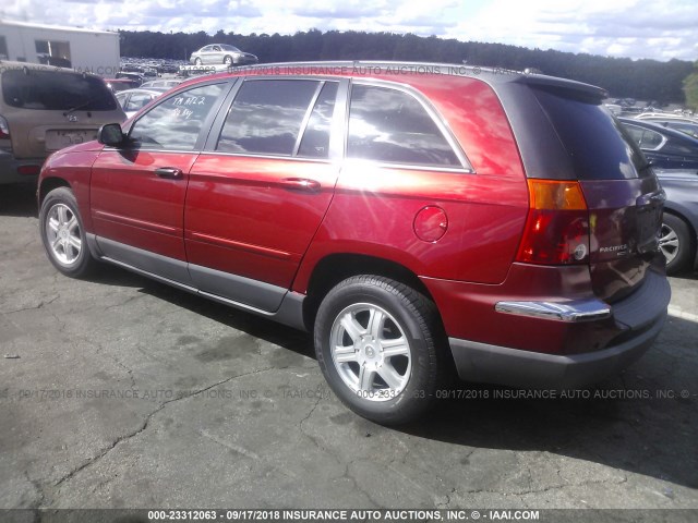 2C4GM68475R548524 - 2005 CHRYSLER PACIFICA TOURING RED photo 3