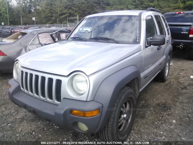 1J4GL48K43W631235 - 2003 JEEP LIBERTY SPORT/FREEDOM SILVER photo 6