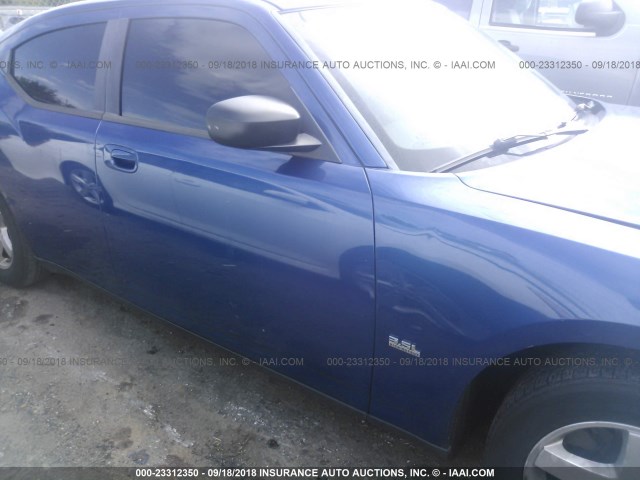 2B3KA33VX9H619858 - 2009 DODGE CHARGER SXT BLUE photo 6