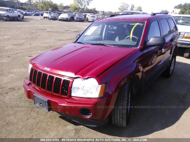 1J4GR48K05C678653 - 2005 JEEP GRAND CHEROKEE LAREDO/COLUMBIA/FREEDOM 红色 照片 2