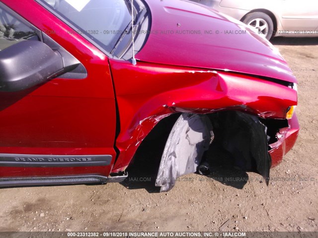 1J4GR48K05C678653 - 2005 JEEP GRAND CHEROKEE LAREDO/COLUMBIA/FREEDOM 红色 照片 6