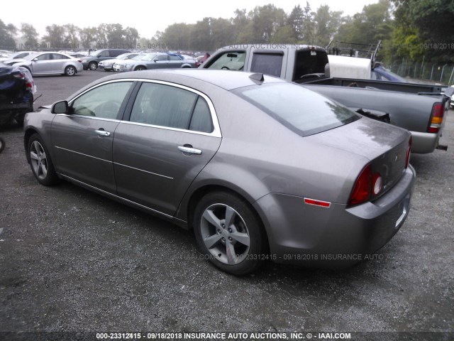 1G1ZC5E01CF135762 - 2012 CHEVROLET MALIBU 1LT BROWN photo 3