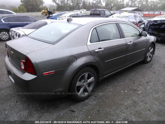 1G1ZC5E01CF135762 - 2012 CHEVROLET MALIBU 1LT BROWN photo 4