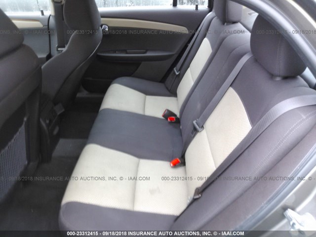 1G1ZC5E01CF135762 - 2012 CHEVROLET MALIBU 1LT BROWN photo 8