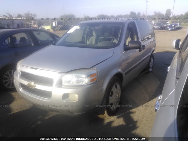 1GNDU23W58D177527 - 2008 CHEVROLET UPLANDER LS SILVER photo 2
