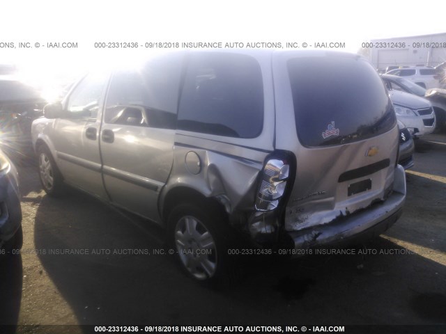 1GNDU23W58D177527 - 2008 CHEVROLET UPLANDER LS SILVER photo 3