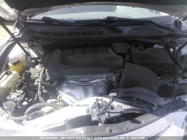 4T1BF3EK0BU219230 - 2011 TOYOTA CAMRY SE/LE/XLE SILVER photo 10