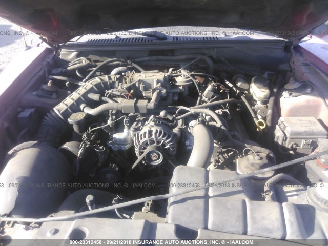 1FAFP45X13F354796 - 2003 FORD MUSTANG GT RED photo 10