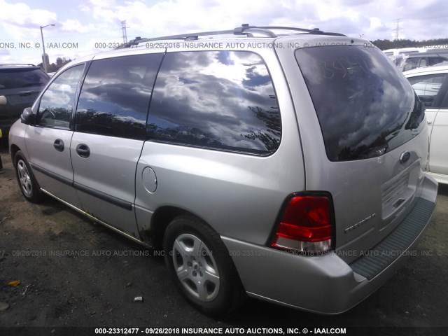 2FMZA51695BA45699 - 2005 FORD FREESTAR SE SILVER photo 3