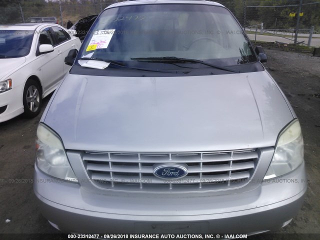 2FMZA51695BA45699 - 2005 FORD FREESTAR SE SILVER photo 6