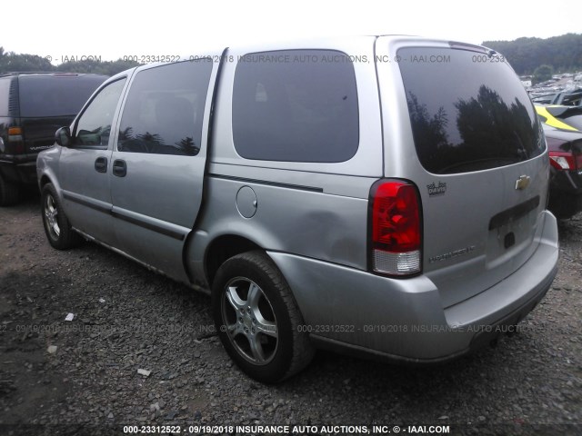 1GNDV23127D181860 - 2007 CHEVROLET UPLANDER LS SILVER photo 3
