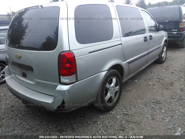 1GNDV23127D181860 - 2007 CHEVROLET UPLANDER LS SILVER photo 4