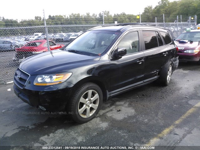 5NMSH13E59H309247 - 2009 HYUNDAI SANTA FE SE/LIMITED BLACK photo 2