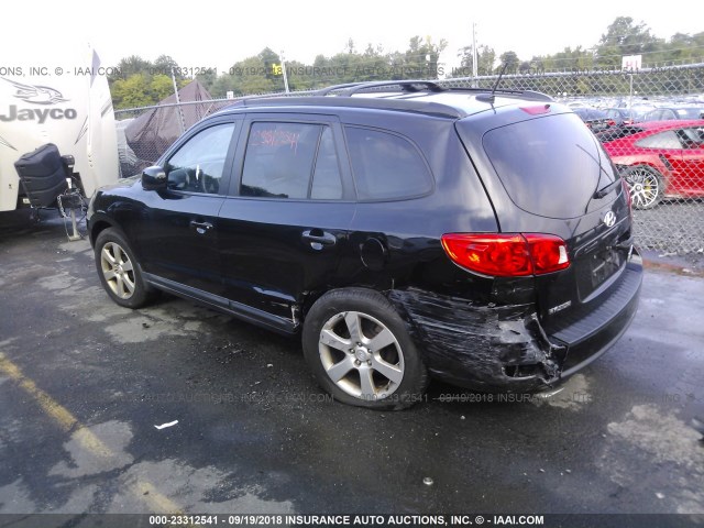 5NMSH13E59H309247 - 2009 HYUNDAI SANTA FE SE/LIMITED BLACK photo 3