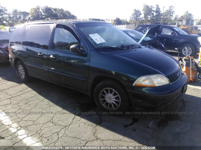 2FMZA51411BC08161 - 2001 FORD WINDSTAR LX GREEN photo 1