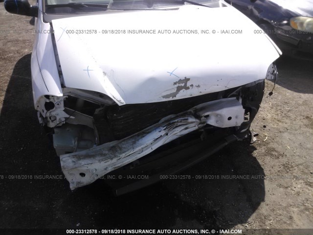 2FMZA51491BA32458 - 2001 FORD WINDSTAR LX WHITE photo 6