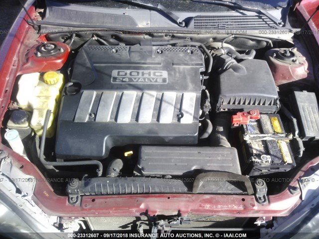 KL1VB59L45B166678 - 2005 CHEVROLET EPICA LS RED photo 10