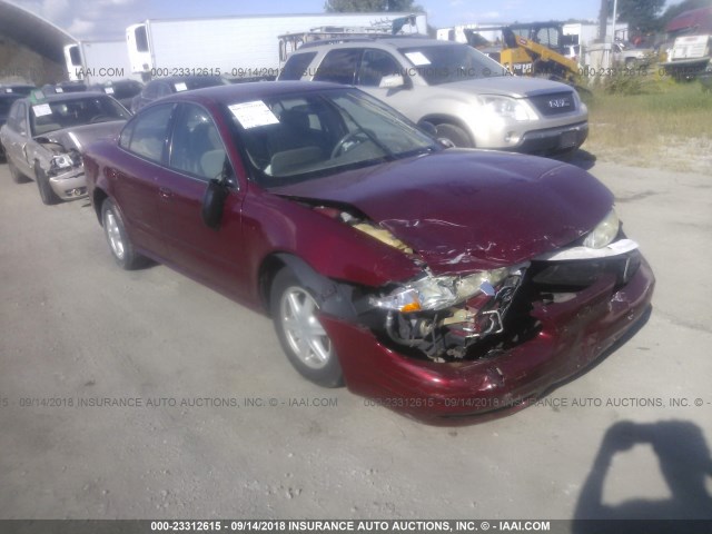 1G3NL52E62C232557 - 2002 OLDSMOBILE ALERO GL BURGUNDY photo 1