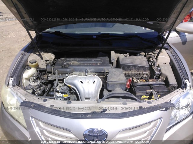 4T1BE46K97U064093 - 2007 TOYOTA CAMRY NEW GENERAT CE/LE/XLE/SE GOLD photo 10