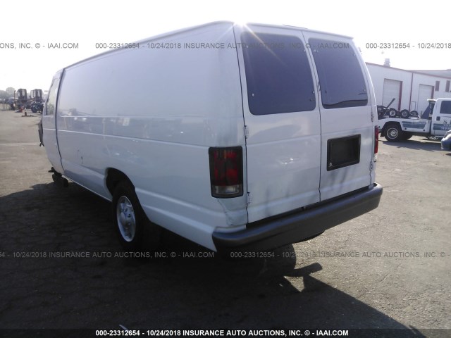 1FTSS34S67DB27452 - 2007 FORD ECONOLINE E350 SUPER DUTY VAN WHITE photo 3